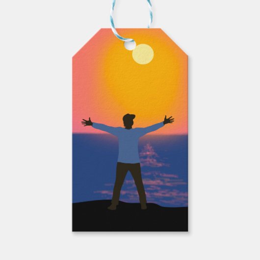 Grüß dich, Sonne Geschenkanhänger (Vorderseite)