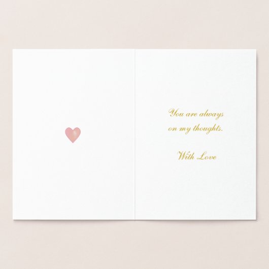 Gruß dich zum schönen Tag Folienkarte (Innenseite)