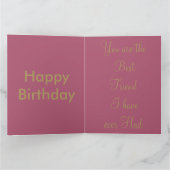 Gruß Geburtstag Grußkarte vertikale Vorlage (Innenseite)