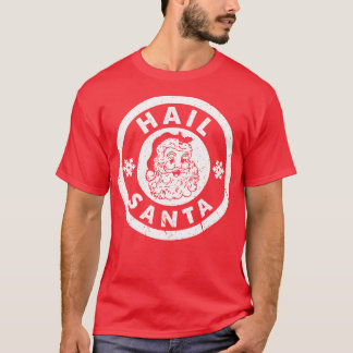 Grüß Gott Santa Vintage Weißer Text T-Shirt