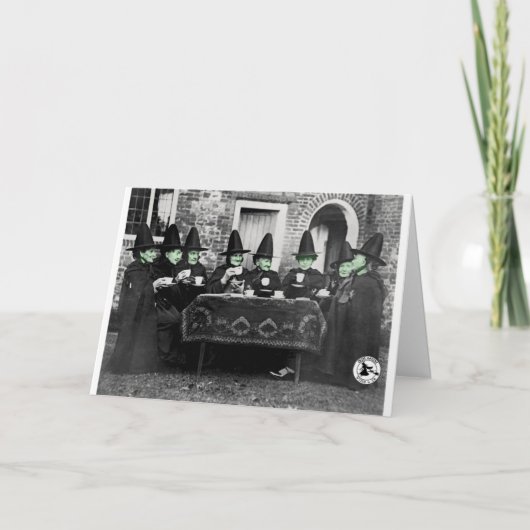 Gruß Hexenkarte Olde Salem Witch & Co. Karte (Vorderseite)