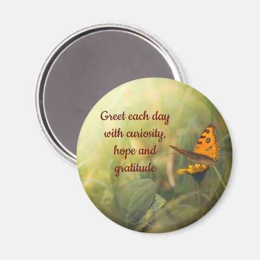 Gruß jeden Tag Magnet (Vorderseite/Rückseite)