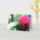 Gruß Karte (Gelbe Blume)