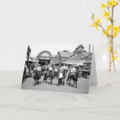 Gruß-Karte 1904 Coney Islands NY Karte (Gelbe Blume)