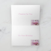 Gruß, Karte, Blume, Geburtstag, Bild, Brauch Karte (Innenseite)