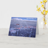 Gruß-Karte Breckenridges, Colorado Karte (Gelbe Blume)