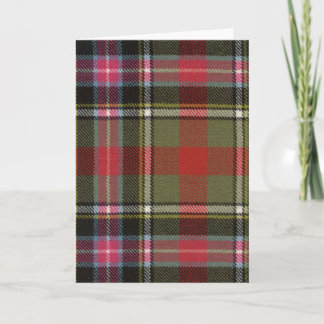 Gruß-Karte Bruce Kinnaird alten Tartan Karte