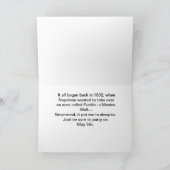 Gruß-Karte Cinco Des Mayo Geschichts Karte (Innenseite)