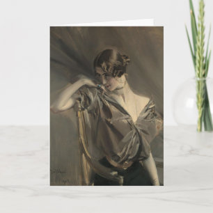 Gruß-Karte Cleo de Merode Karte