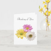 Gruß-Karte - denkend an Sie Karte (Gelbe Blume)