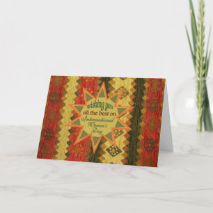 Gruß-Karte der internationalen Frauen Tages Karte