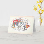 Gruß-Karte der Krankenschwester Tages Karte (Gelbe Blume)