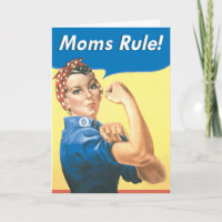 Gruß-Karte der Mama-Regel-lustige Mutter Tages