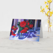 Gruß-Karte der Mohnblumen-#1 Karte (Gelbe Blume)