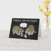 Gruß-Karte des Teufels Nacht Karte (Gelbe Blume)
