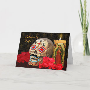 Gruß-Karte Dia de Los Muertos Karte