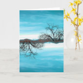 Gruß-Karte El Abuelo Del Cielo Teal Karte (Gelbe Blume)