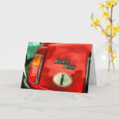 Gruß-Karte Fiats 500 Karte (Gelbe Blume)