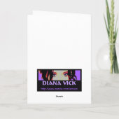 Gruß-Karte Fräulein-Kitty Karte (Rückseite)