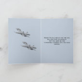 Gruß-Karte für die Luftwaffen-Beauftragung Karte (Innenseite)