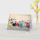 Gruß-Karte für Enkelkinder oder Großeltern Karte (Gelbe Blume)