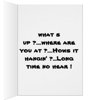 Gruß-Karte für Freunde