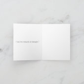 Gruß-Karte - glauben Sie dem Netz der Stärke Karte (Innenseite)