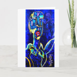 Gruß-Karte Intution mit ursprünglicher Engelskunst Karte