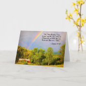 Gruß-Karte - Jer 29:11: Für kenne mich die Pläne Karte (Gelbe Blume)