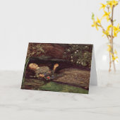 Gruß-Karte John Everett Millaiss Ophelia Karte (Gelbe Blume)