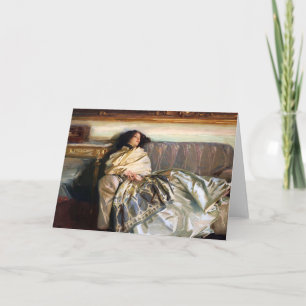 Gruß-Karte John Singer Sargents Nonchaloir Karte