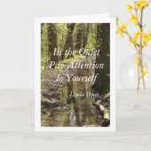 Gruß-Karte Karte (Gelbe Blume)