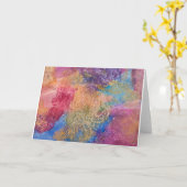 Gruß-Karte Karte (Gelbe Blume)