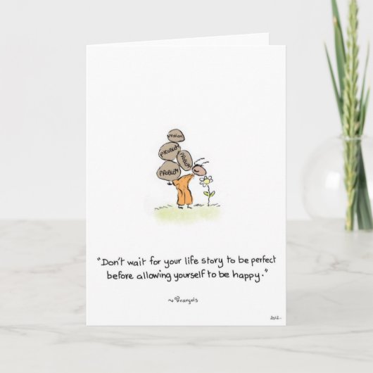 Gruß-Karte Karte (Vorderseite)