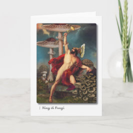 Gruß-Karte König-di Fungi Tarot Karte