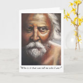 Gruß-Karte König-Lear Karte (Gelbe Blume)