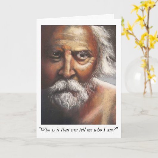 Gruß-Karte König-Lear Karte (Gelbe Blume)