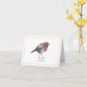 Gruß-Karte "meines kleinen Robins" Karte (Gelbe Blume)