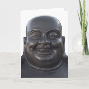 Gruß-Karte mit Kopf von Buddha Karte