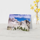 Gruß-Karte Mt Rushmore Karte (Gelbe Blume)