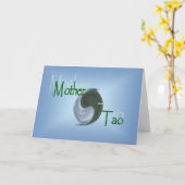 Gruß-Karte MutterTao Yin Yang Karte (Gelbe Blume)