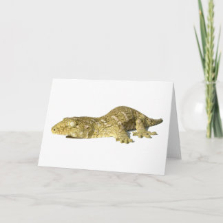 Gruß-Karte - neuer kaledonischer riesiger Gecko Karte