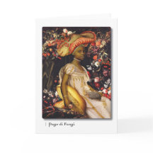 Gruß-Karte Page di Fungi Tarot