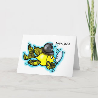 Gruß-Karte Polizist BOBBY-FISCHE lustige britische Karte