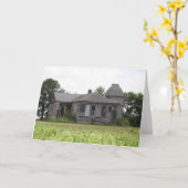 Gruß-Karte Roanokes, Missouri Karte (Gelbe Blume)