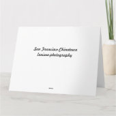 Gruß-Karte:  San Francisco Chinatown Karte (Rückseite)