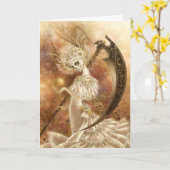 Gruß-Karte Sankt Muerte Karte (Gelbe Blume)