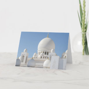 Gruß-Karte Scheich-Zayed Grand Mosque Blank Karte