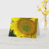 Gruß Karte Sonnenblume: ein sonniger Tag (Gelbe Blume)