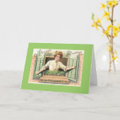 Gruß-Karte St. Patricks Tages Karte (Gelbe Blume)